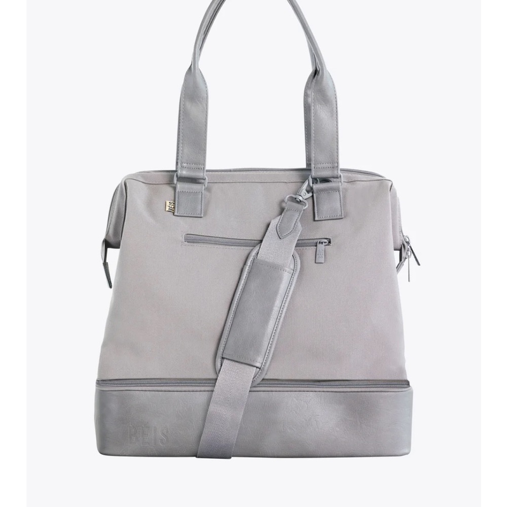 The Mini Weekender and Dopp Kit in Grey